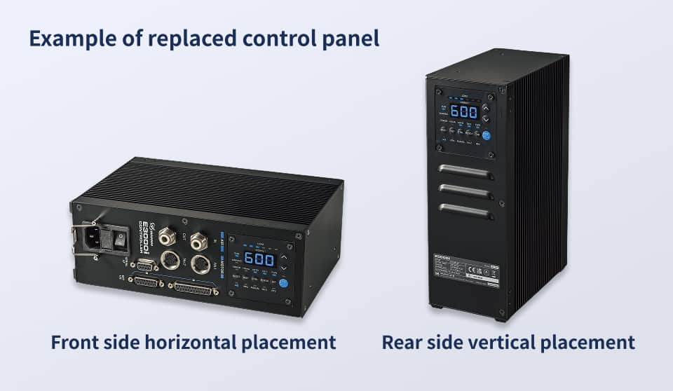 [C] Improved installation flexibility with interchangeable operation panel