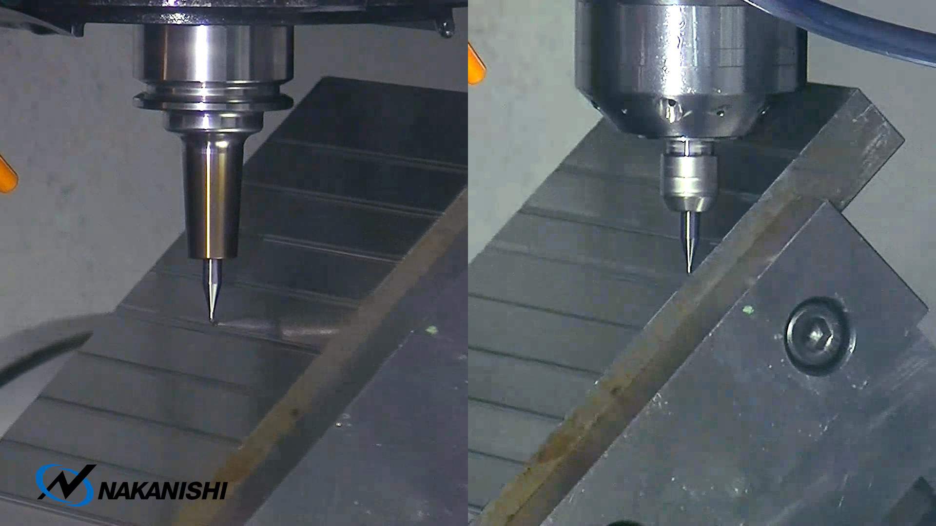 【SKD11(60HRC) R0.5CBNボールエンドミル加工】マシニングセンタ×タービンスピンドル