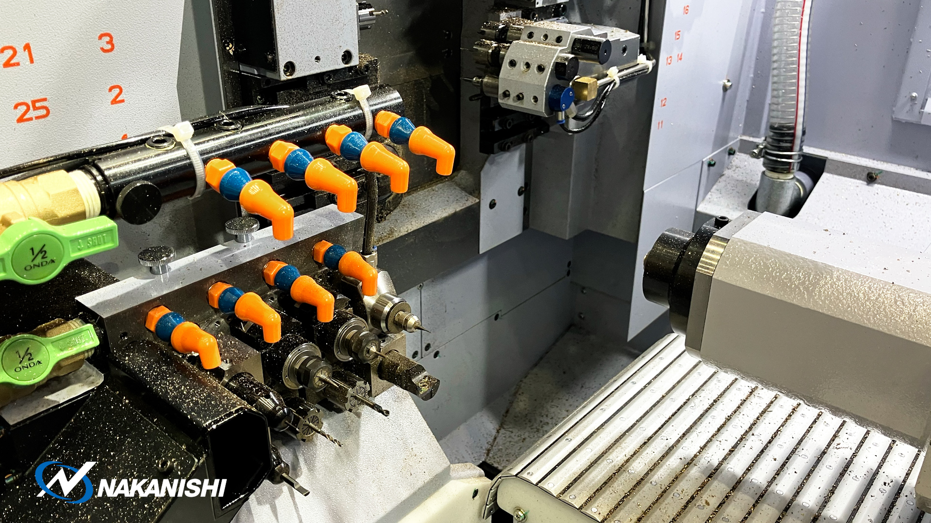 【真鍮R1ボールエンドミル＆φ0.8エンドミル加工】CNC自動旋盤×φ22小型スピンドル